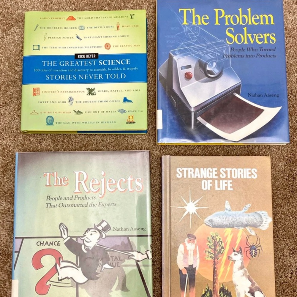 Set of 4 Science/Nature/Invention Books